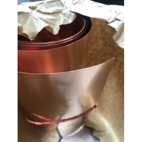 Медная рулонная фольга 0.4х200мм ДПРНМ ГОСТ 1173-2006