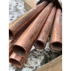 Медная труба 28х6мм мягкая, длина 3м, марка М2